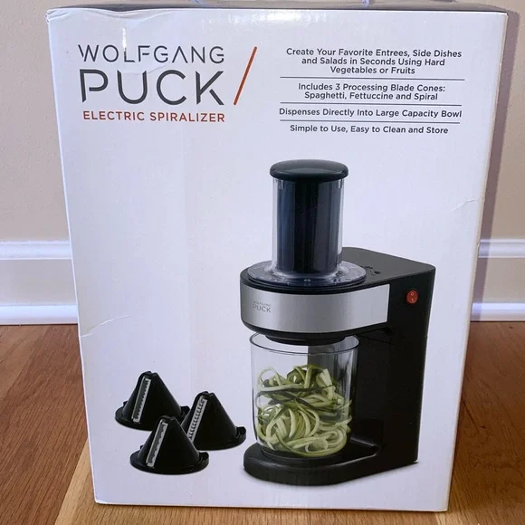 Wolfgang Puck Electric Spiralizer Kitchen Tool Cooking Baking Food Healthy Whitt - Picture 1 of 4